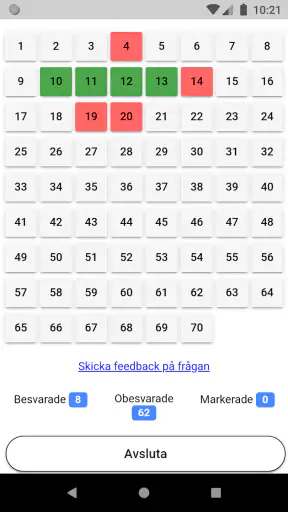 B,C,D,taxi och taxiåkeri teori screenshot