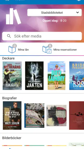 Biblioteket screenshot