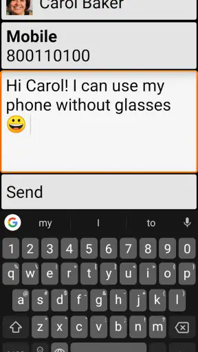 BIG SMS for Seniors screenshot