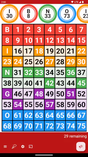 Bingo Caller screenshot