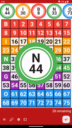 Bingo Caller screenshot