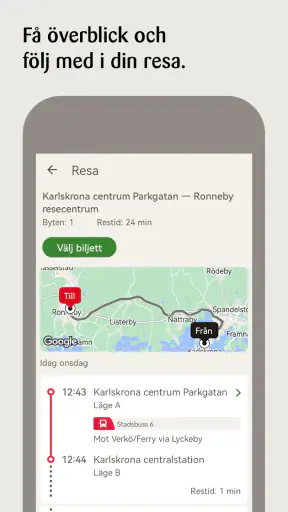 Blekingetrafiken screenshot