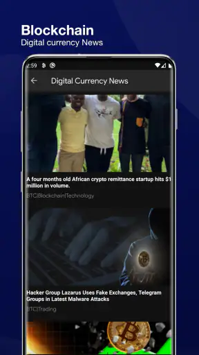 Blockchain Dashboard screenshot