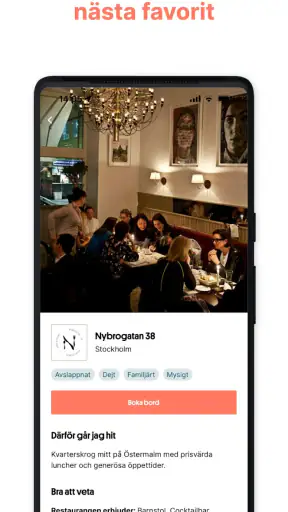 BokaBord - Restauranger screenshot