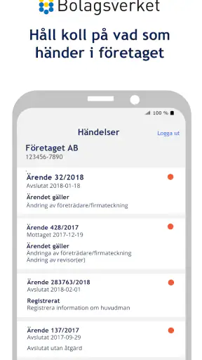 Bolagsverket – håll koll på di screenshot