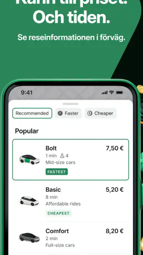 Bolt: Snabba, prisvärda resor screenshot