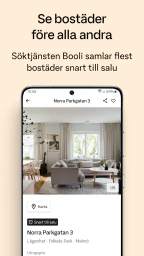 Booli screenshot