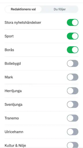 Borås Tidning screenshot