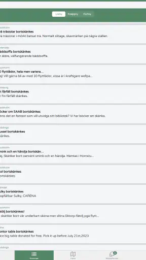 Bortskänkes screenshot