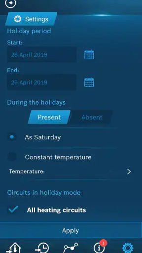 Bosch EasyRemote screenshot