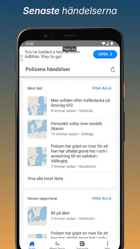 BPK: Polisens händelser screenshot