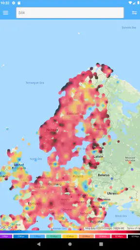 Bredbandskollen screenshot