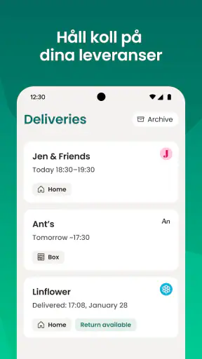 Budbee screenshot