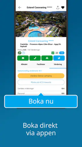 CampingCard ACSI screenshot
