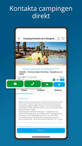 CampingCard ACSI screenshot