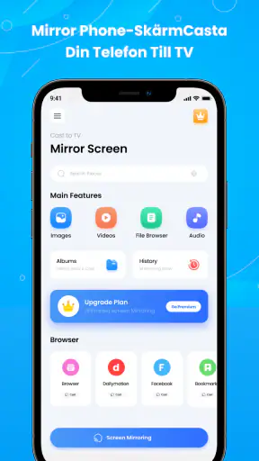 Casta till TV: Mirror Screen screenshot