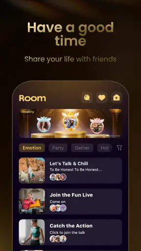 Catchii-Voice Chat Rooms screenshot