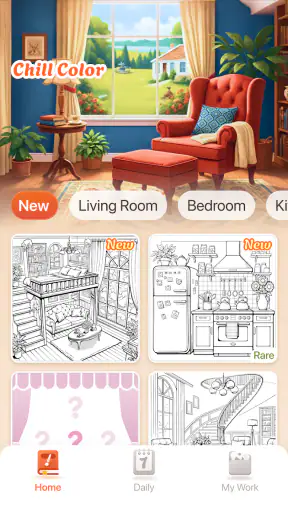 Chill Color - Paint by Number screenshot