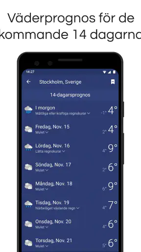 Clime: Väderprognos och Radar screenshot