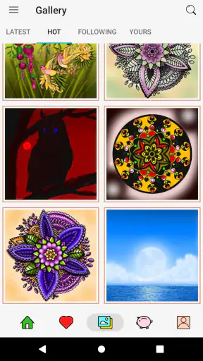 Coloring screenshot