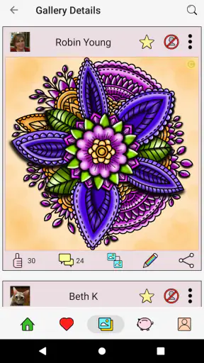 Coloring screenshot