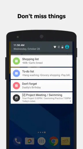 ColorNote Anteckningar Notepad screenshot