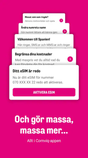 Comviq screenshot