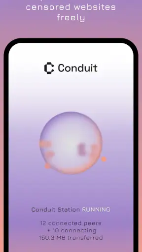Conduit screenshot