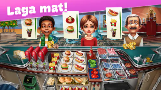 Cooking Fever: Restaurang Spel screenshot