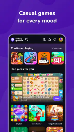 CrazyGames: Play 2500+ Games screenshot