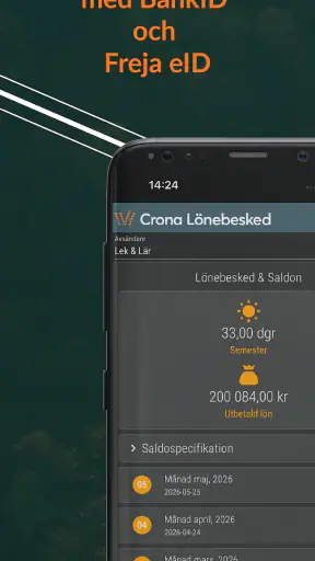 Crona Lönebesked screenshot