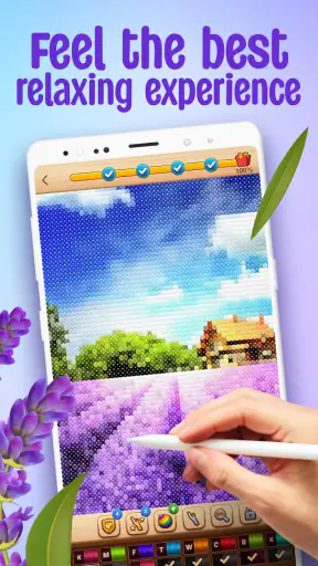 Cross-Stitch: Coloring Book screenshot
