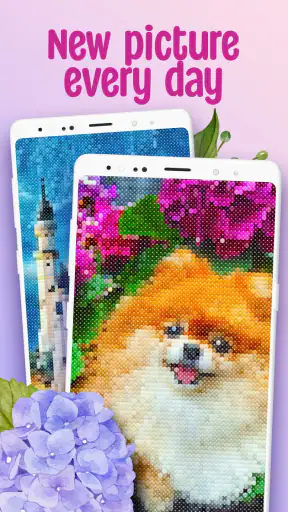 Cross-Stitch: Coloring Book screenshot