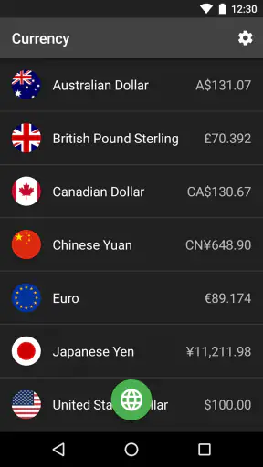 Currency screenshot