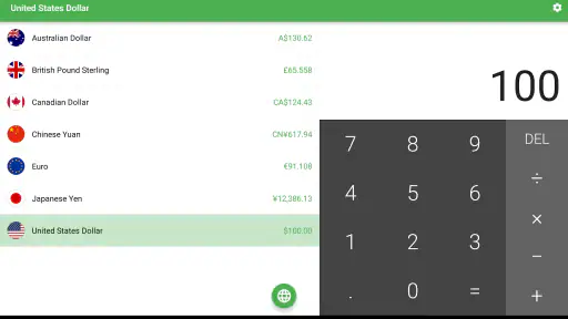 Currency screenshot