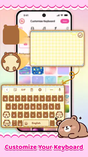Cute Keyboard: Kawaii & Emoji screenshot