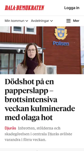Dala-Demokraten screenshot
