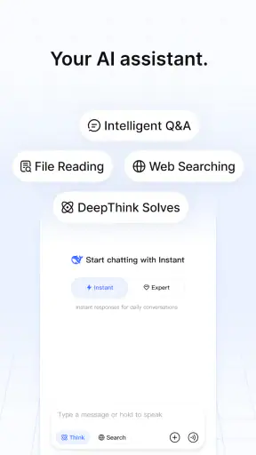 DeepSeek - AI-assistent screenshot