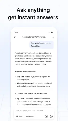 DeepSeek - AI-assistent screenshot