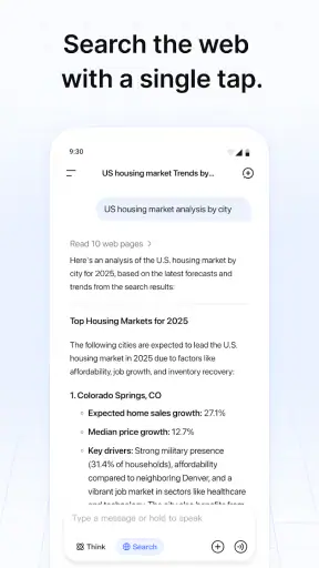 DeepSeek - AI-assistent screenshot