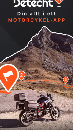 Detecht - Motorcykelapp & GPS screenshot