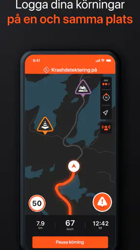 Detecht - Motorcykelapp & GPS screenshot
