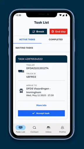 DFDS - Logistics Driver screenshot