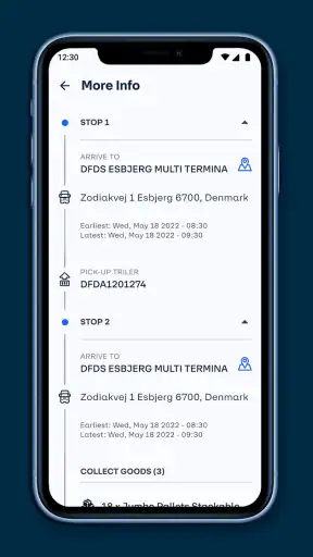 DFDS - Logistics Driver screenshot