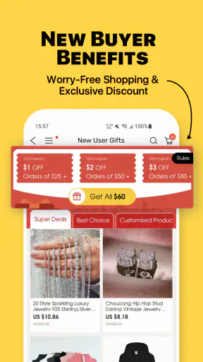 DHgate-Onlinebutik screenshot