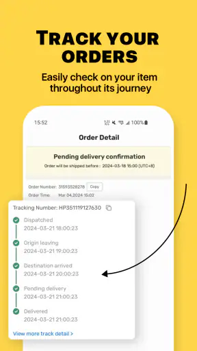 DHgate-Onlinebutik screenshot