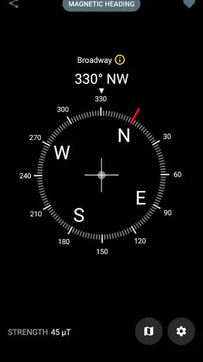 Digital kompass screenshot