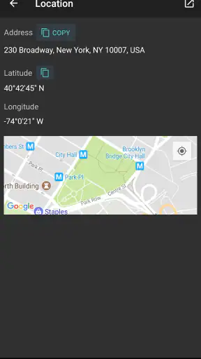 Digital kompass screenshot