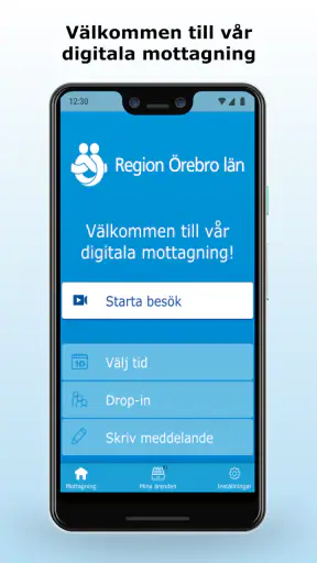 Digital mottagning screenshot