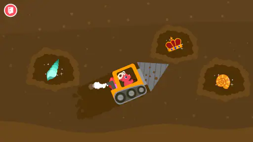 Dinosaur Grävmaskinspel screenshot